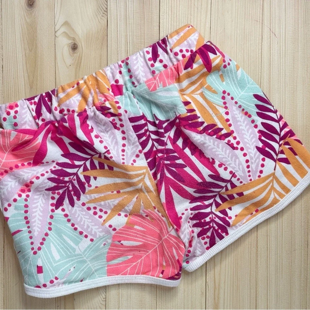 Cat & Jack Tropical Cotton Shorts. Great Condition. Size 5t Resort Vacation